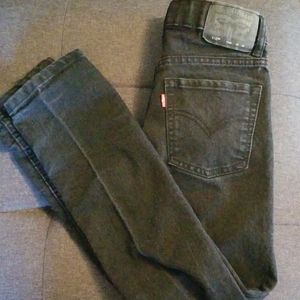 Levis charcoal/black 510 skinny